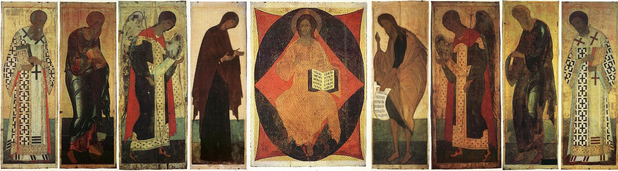 Андрей Рублев иконостас Успенского собора во Владимире